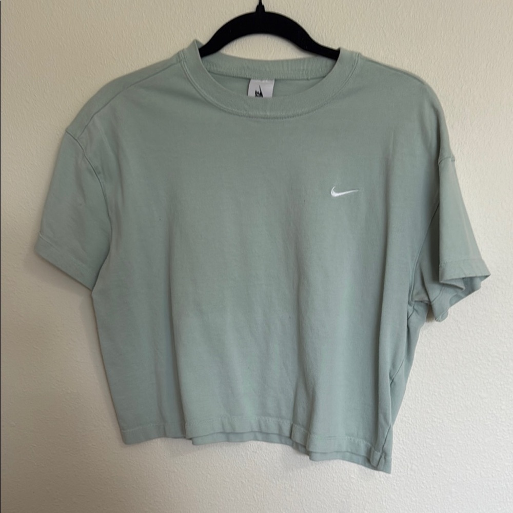Nike Women's Sage Green Crop Top
